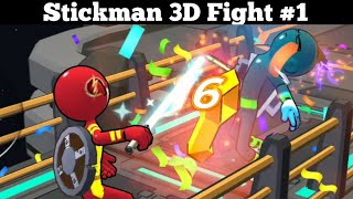 Stickman 3D Fight Star Sky War (AND/iOS) Gameplay Walkthrough #1 screenshot 1
