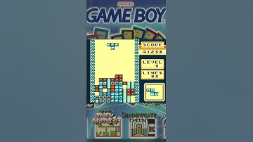 Game Boy Tetris gameplay up to level 16 #shorts