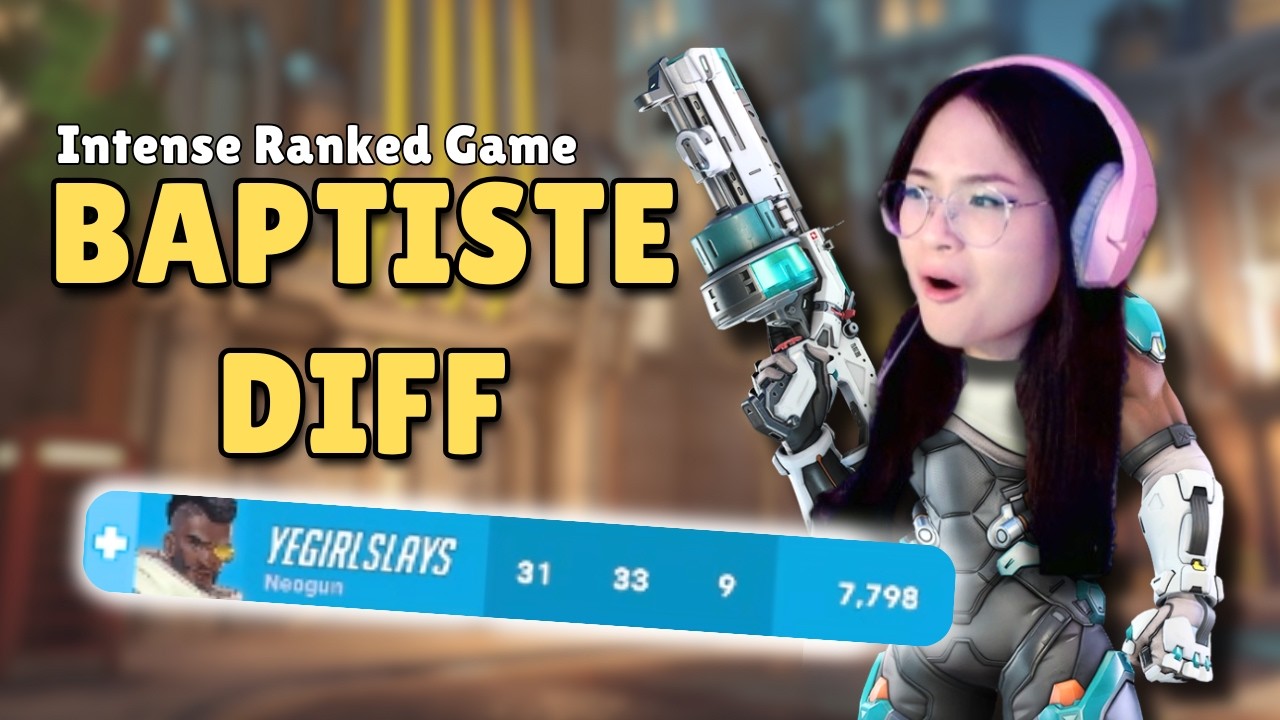 I played the most INTENSE match as Baptiste - YouTube