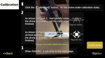 LIMITLESS 4K GPS Drone CALIBRATION Instructions Split Screen View