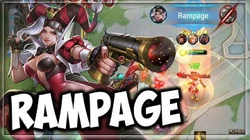 RAMPAGE WITH SNIPING/POKING? | Heroes Evolved - Arlequin Build | Ranked Gameplay