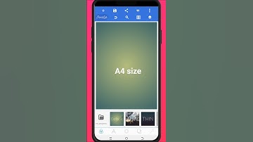 Pixallab A4 size tutorial | pixallab me A4 size kaise bnaye #tutorial #shorts #pixellab