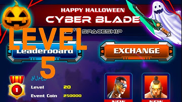 Happy Halloween Cyber Blade Event 2022 Level 5 Galaxy Attack Alien shooter | Zambario Gamers