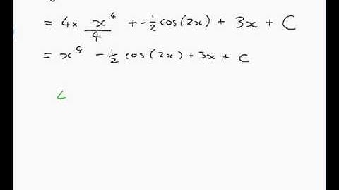 EXAMPLE: Finding antiderivatives (indefinite integrals)