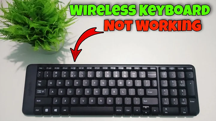 How To Fix Wireless Keyboard Not Working Problem 🔥🔥