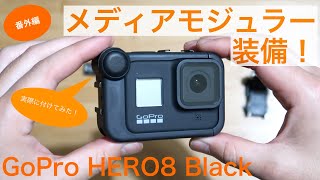 【GoPro HERO8 Black】メディアモジュラーを購入！ 早速装備してみた