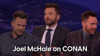 Joel McHale on CONAN - A Compilation