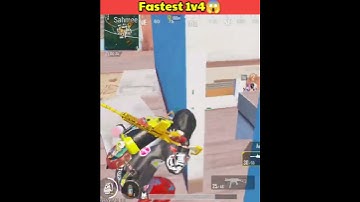 very intense 1v4 clutch 🥵 #shorts #bgmishorts #clutch #1vs4clutch #1v4 #999iq #spray #soloprime