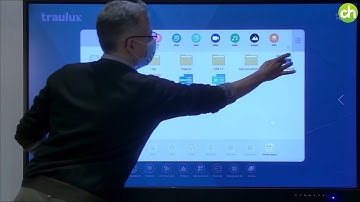 Side menus - TRAULUX interactive monitor series TLM80-1