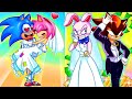Poor Wedding Sonic and Amy vs Rich Wedding Shadow and Vanny | F8 Animation Stories Compilation