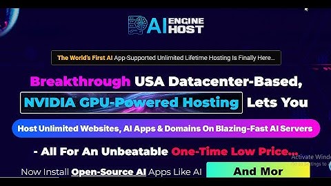 Best One-Time Fee Hosting for Unlimited Websites & AI Apps | AI EngineHost Review 2025