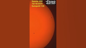 Zondag 18 oktober 2025 - Seestar S50-telescoop #PinoAstro