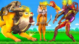 Hindi Kahani Lion Amazing विशाल शेर Lion King Hindi Video जादुई ताज विशाल वाला युवराज शेर भेड़िया