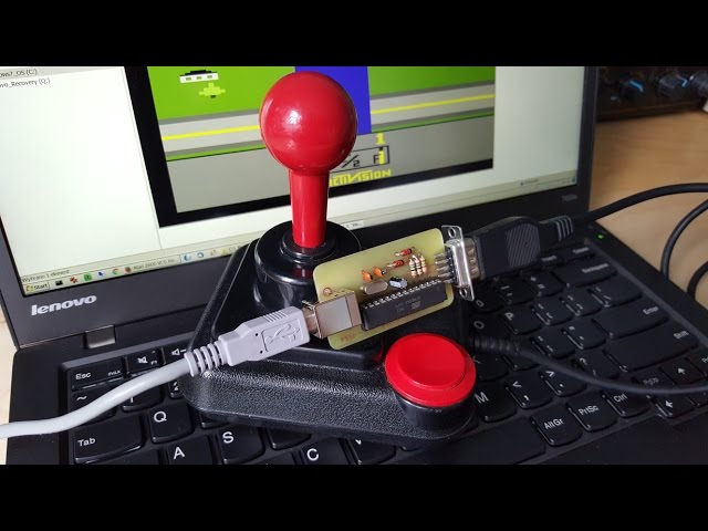 USB adapter for 9 pin Atari C64 Amiga Joysticks - YouTube