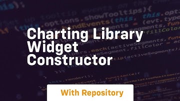 charting library widget constructor