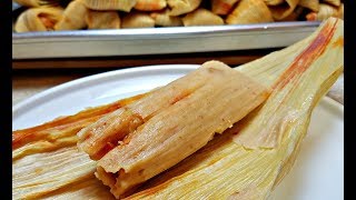 COOK WITH ME | HOW TO MAKE TAMALES | Bean and Cheese Tamales Recipe | How to make Masa for Tamales