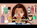 [ MAKEUP ANIMATION ]  ELEGANT INDIAN BRIDAL Makeup Animation | Makeup Transformation |ONDONG