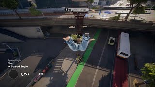 Skate Free Fall to Needle Thread gap