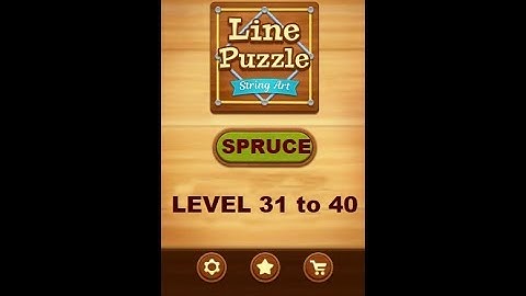 Line Puzzle: String Art Spruce Level 31 to 40 Walkthrough | LinePuzzle: String Art Spruce Levels