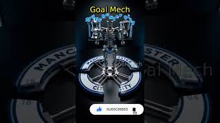 Manchester City Mechanical Moonchester Transformation! ⚽⚙️👽 #Shorts #ManCity #GoalMech #FACup