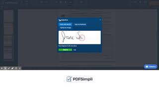 Esign PDFs Quick & Easy @ PDFSimpli.com. Signatures in 3 Ways: Image Upload, Draw Or Type