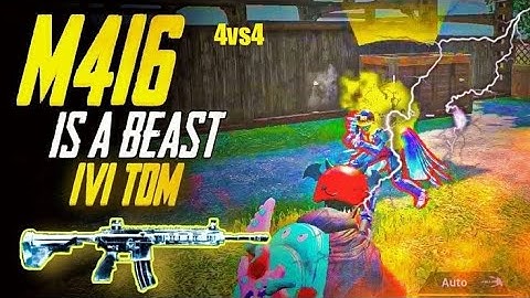 "TDM 1v1 ROOM M416 😈 | Glacier Aim Battle | PUBG Mobile Highlights 🔥"