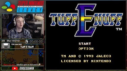 SNES Legacy #226 - Tuff E Nuff