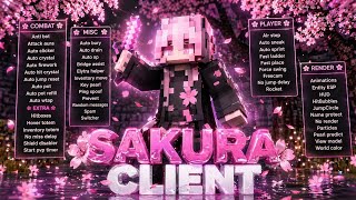 [NEW] Sakura Client 6.5 FREE 2026! | BEST Minecraft Ghost Client *UNDETECTED* Hypixel Bypass
