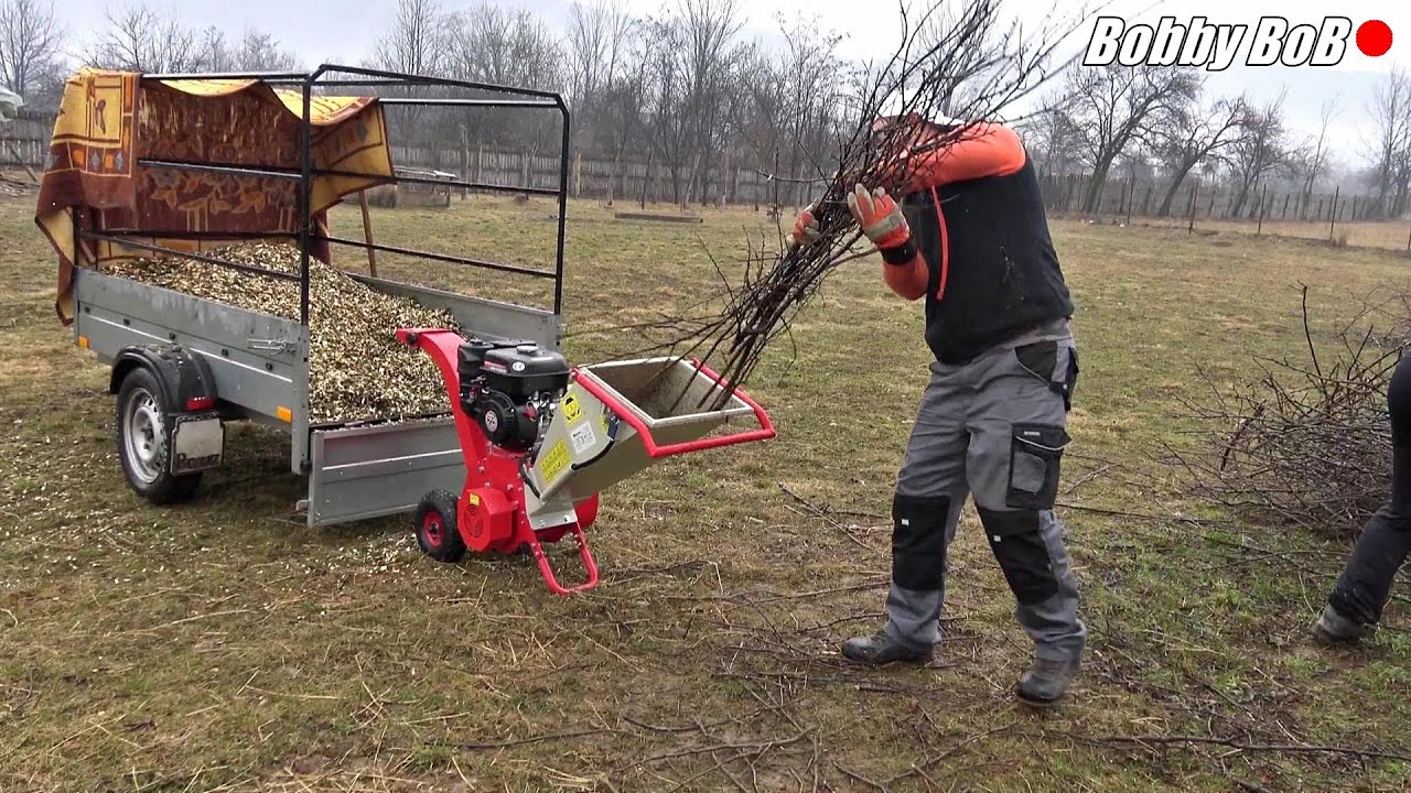 Tocator de crengi ARPAL MB-60 BD la lucru intensiv / Consum pe ora / Wood CHIPPER / Shredder