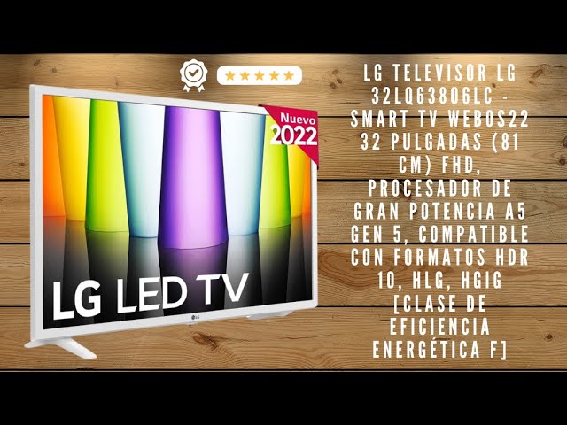 LG Televisor LG Full HD, Procesador de Gran Potencia a5 Gen 5, compatible  con formatos HDR 10, HLG, HGiG, Smart TV webOS22