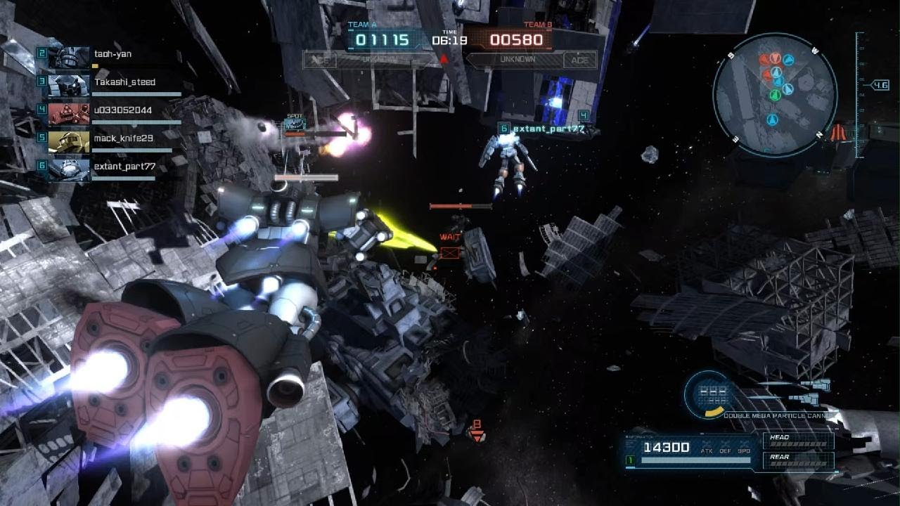 Gundam Battle Operations #8509: Bishop Lv 1 (350 Cost) in Space