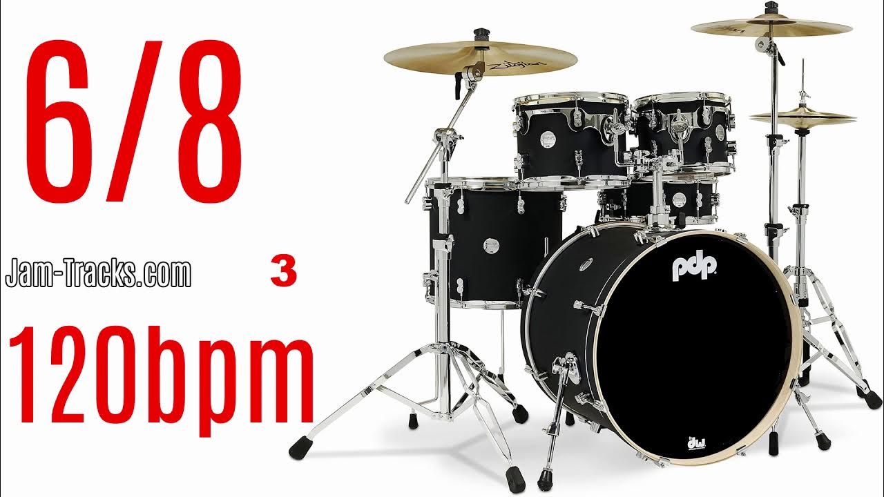 6/8 Odd Time beat Drums only Backing Track YouTube
