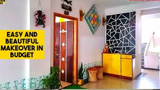 Home entrance makeover in budget || using my best out of waste things || makeover ideas