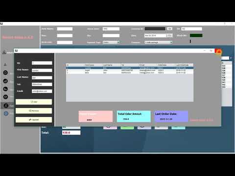 java GUI swing Billing System