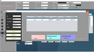 java GUI swing Billing System