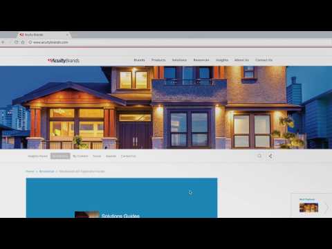 Experience the Enhancements to AcuityBrands.com