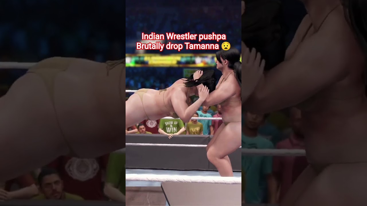 Индийский борец Пушпа жестоко бросил Таманну 