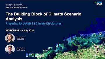 The building block of climate scenario analysis | Webinar