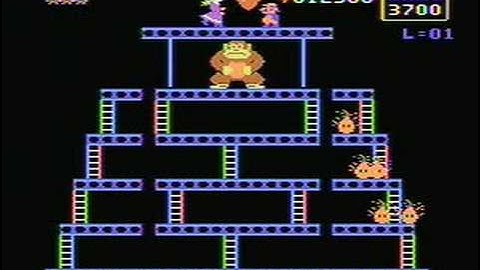 Donkey Kong - TI-99/4A - Gameplay
