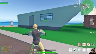 Roblox：超低配版堡垒之夜，遇到飞天外挂现场诸神大战！Strucid - Hacker battle