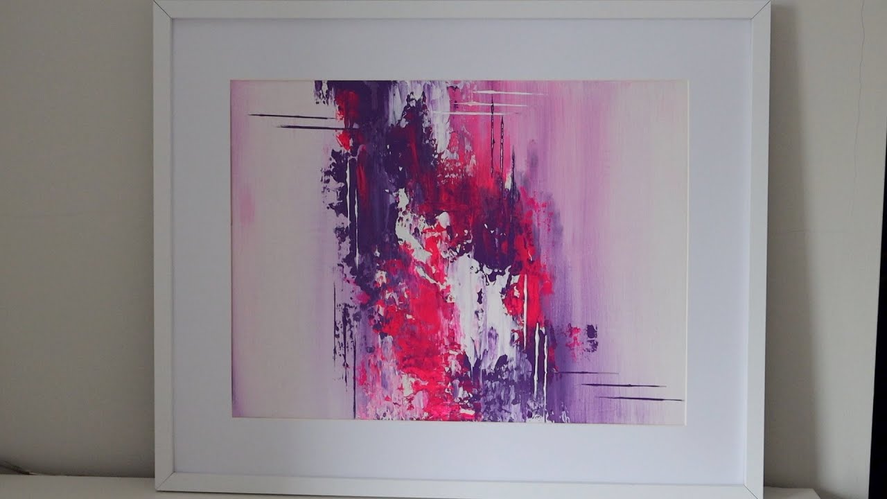 HOW TO CREATE ABSTRACT PAINTING USING PALETTE KNIFE / TECHNIQUES FOR ...