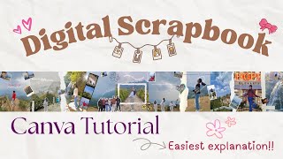 Create *AESTHETIC* carousels/scrapbooks for your next photo dump✨Step by step Canva Tutorial💕