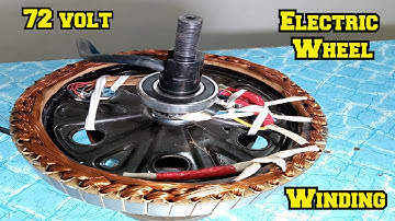 How To Winding A 72 Volt Electric Wheel BLDC Hub Motor