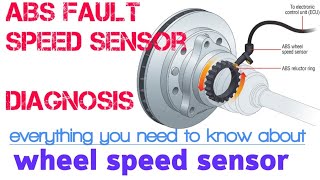 WHEEL SPEED SENSOR ABS PROBLEM fault code C1102 Nissan Navara