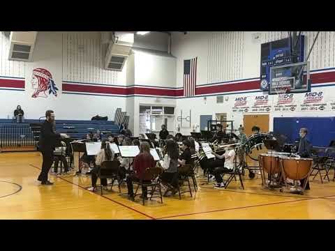 2024 West Fairmont Middle School 6th Grade Beginning Band - Entrance of the Shogun