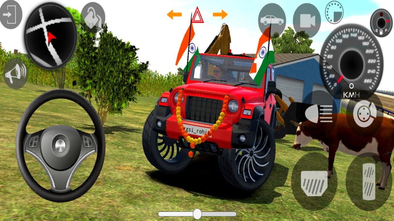 Dollar Modified Mahindra Thar 😈 Car Simulator 3D Indian🌲 Android Gameplay