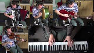 Accordion, Fiddle, Guitar, Piano, Bodhrán - Jean's Reel / Boys of Malin / MacArthur Road