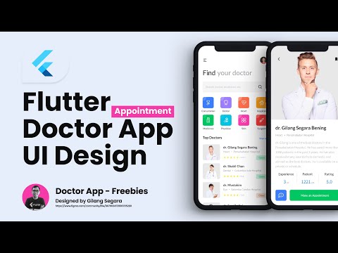 Flutter UI டுடோரியல் - டிசைனிங் டாக்டர் ஆன்லைன் அப்பாயிண்ட்மெண்ட் ஆப் UI வடிவமைப்பு (ஃபிக்மா முதல் படபடப்பு)