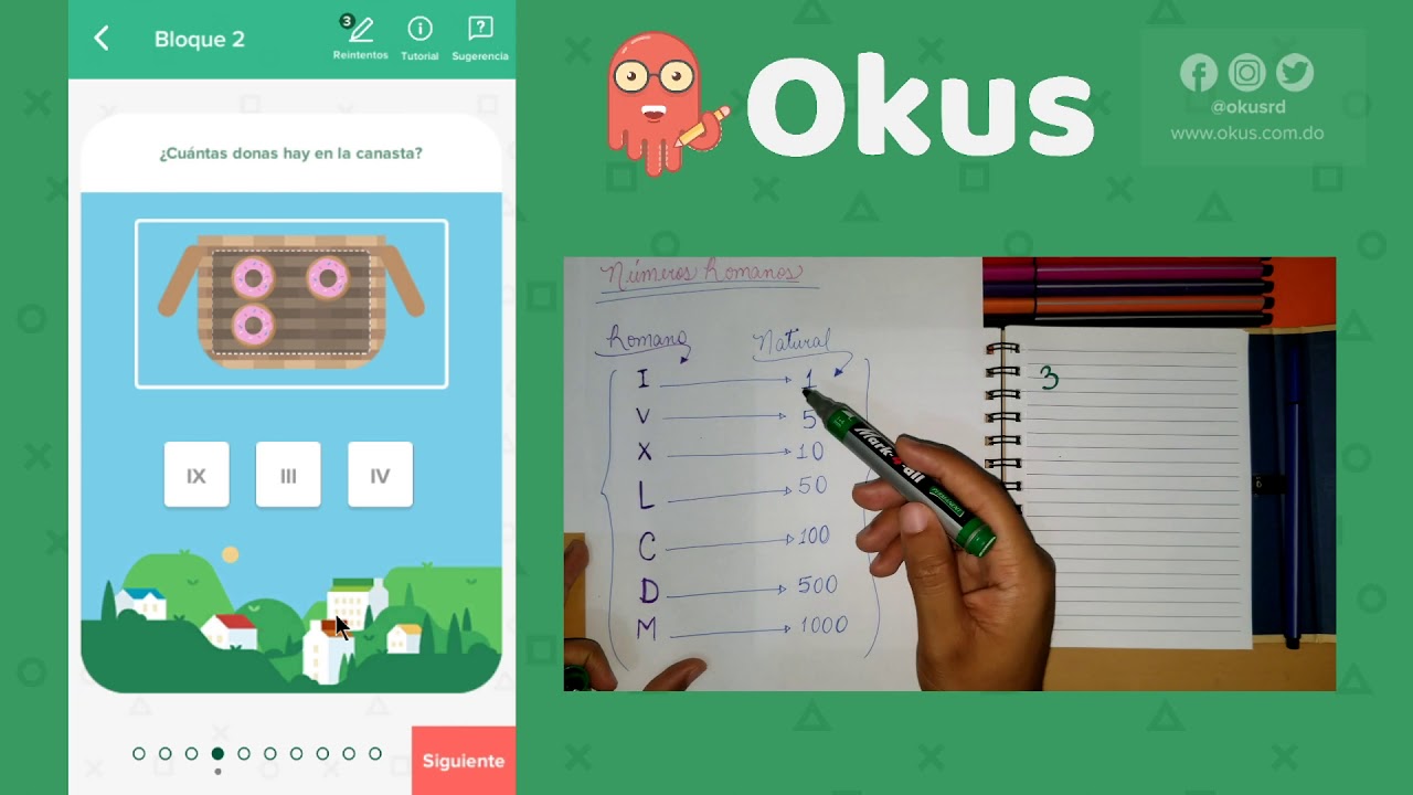 [Okus tarea] Números Romanos I - video 01
