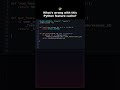 Whats wrong with this Python feature cache? #pythonservices